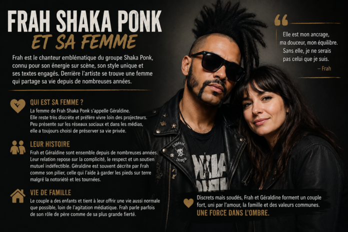 Frah Shaka Ponk et sa femme