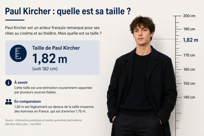 Paul Kircher taille