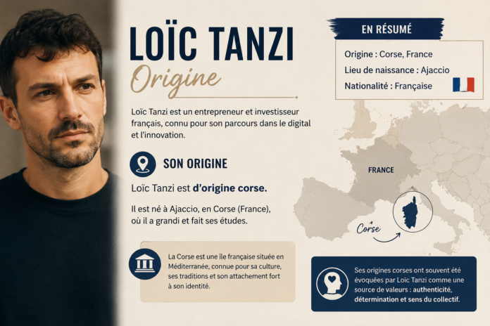 Loïc Tanzi origine