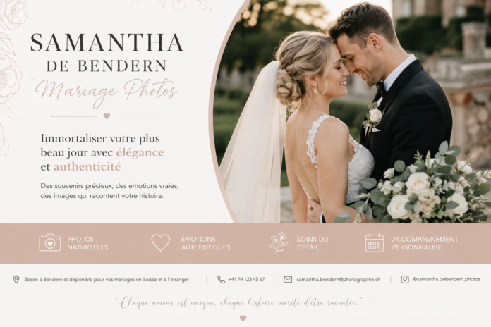 Samantha de Bendern mariage photos